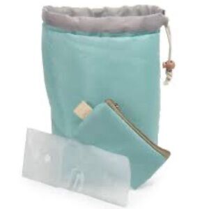 THREAD PEAR TRAVEL DRAWSTRING MAKEUP BAG